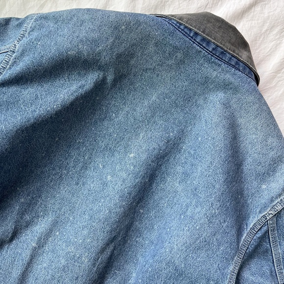 True Vintage 60's Sears Blanket Lined Denim Chore Trucker Jacket USA - Picture 8 of 9